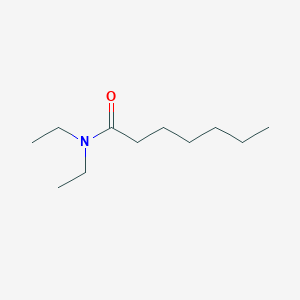 molecular formula C11H23NO B15288587 N,N-diethylheptanamide CAS No. 10385-08-7