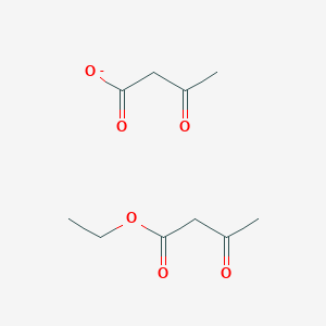 molecular formula C10H15O6- B15288613 Ethyl diaceto acetate 