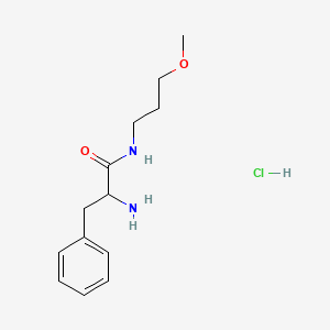 2-Amino-N-(3-methoxypropyl)-3-phenylpropanamide hydrochloride