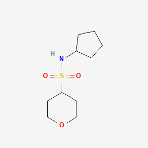 N-cyclopentyloxane-4-sulfonamide