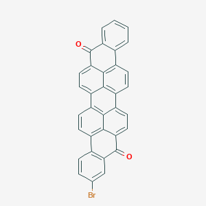 molecular formula C34H15BrO2 B15288705 Threne brilliant violet 3b 