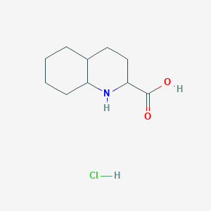 Decahydroquinoline-2-carboxylic acid hydrochloride