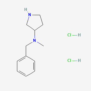 molecular formula C12H20Cl2N2 B1528873 N-benzyl-N-methylpyrrolidin-3-amine dihydrochloride CAS No. 1219980-55-8