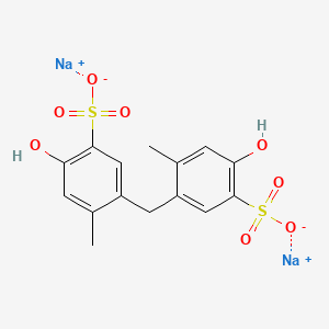 molecular formula C15H14Na2O8S2 B15288759 Dicresulene Disodium Salt 