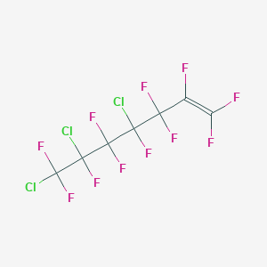 molecular formula C7Cl3F11 B15288864 4,6,7-Trichloro-1,1,2,3,3,4,5,5,6,7,7-undecafluorohept-1-ene CAS No. 755-13-5