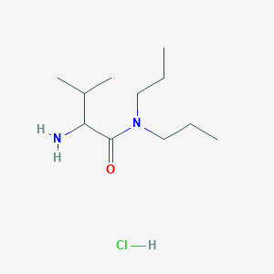 2-Amino-3-methyl-N,N-dipropylbutanamide hydrochloride