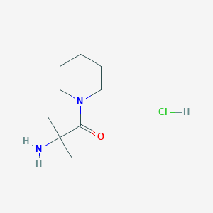 2-Amino-2-methyl-1-(1-piperidinyl)-1-propanone hydrochloride