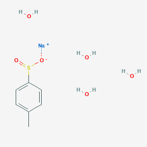 molecular formula C7H15NaO6S B152889 对甲苯磺酸钠四水合物 CAS No. 868858-48-4
