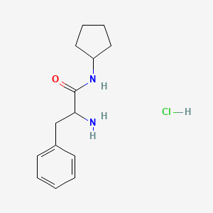 2-Amino-N-cyclopentyl-3-phenylpropanamide hydrochloride