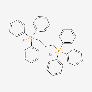 molecular formula C39H36Br2P2 B15288934 Bromo[3-(1-bromo-1,1,1-triphenylphosphoranyl)propyl]triphenylphosphorane 