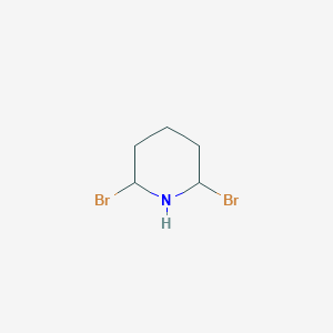 molecular formula C5H9Br2N B15288935 2,6-Dibromopiperidine CAS No. 916792-59-1