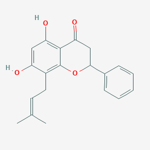 molecular formula C20H20O4 B15288946 8-Prenyl-rac-pinocembrin 
