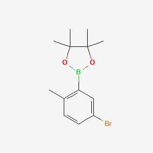 2-(5-Bromo-2-methylphenyl)-4,4,5,5-tetramethyl-1,3,2-dioxaborolane