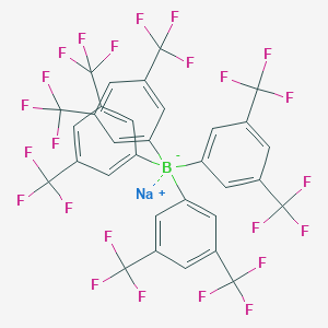 molecular formula C32H12BF24Na B152891 Sodium tetrakis[3,5-bis(trifluoromethyl)phenyl]borate CAS No. 79060-88-1