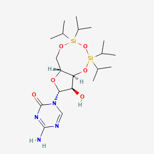 4-Amino-1-((6aR,8R,9R,9aS)-9-hydroxy-2,2,4,4-tetraisopropyltetrahydro-6H-furo[3,2-f][1,3,5,2,4]trioxadisilocin-8-yl)-1,3,5-triazin-2(1H)-one
