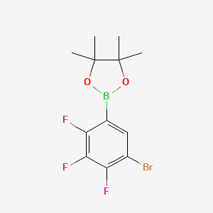 2-(5-Bromo-2,3,4-trifluorophenyl)-4,4,5,5-tetramethyl-1,3,2-dioxaborolane