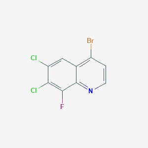 4-Bromo-6,7-dichloro-8-fluoroquinoline