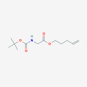 Pent-4-en-1-yl 2-{[(tert-butoxy)carbonyl]amino}acetate