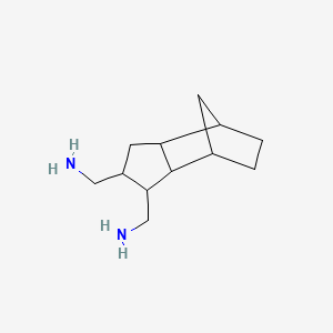 molecular formula C12H22N2 B15289183 Octahydro-4,7-methano-1H-indenedimethylamine CAS No. 68889-71-4