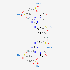 molecular formula C40H34N12Na6O20S6 B15289235 Fluorescent Brightener 353 CAS No. 55585-28-9