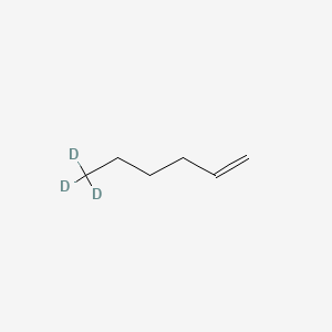 molecular formula C6H12 B15289266 1-Hexene-d3 