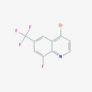 4-Bromo-8-fluoro-6-(trifluoromethyl)quinoline