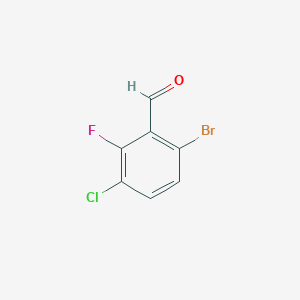 molecular formula C7H3BrClFO B1528929 6-Bromo-3-chloro-2-fluorobenzaldehyde CAS No. 1114809-02-7