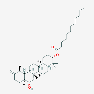 molecular formula C42H72O3 B15289297 Arnidiol 3-Laurate 