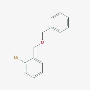 molecular formula C14H13BrO B1528932 1-[(Benzyloxy)methyl]-2-bromobenzene CAS No. 81395-28-0