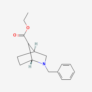molecular formula C16H21NO2 B1528936 Ethyl (1S,4R)-3-benzyl-3-azabicyclo[2.2.1]heptane-7-carboxylate CAS No. 745836-32-2