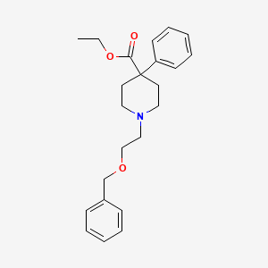 molecular formula C23H29NO3 B15289369 Benzethidine CAS No. 3691-78-9