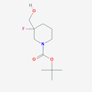 molecular formula C11H20FNO3 B1528937 Tert-butyl 3-fluoro-3-(hydroxymethyl)piperidine-1-carboxylate CAS No. 1209781-11-2