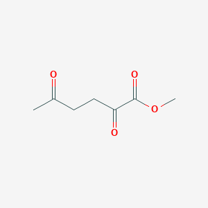 molecular formula C7H10O4 B15289388 Methyl 2,5-dioxohexanoate CAS No. 43227-83-4