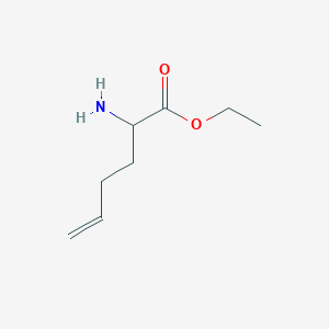 molecular formula C8H15NO2 B1528940 Ethyl 2-aminohex-5-enoate CAS No. 360059-80-9
