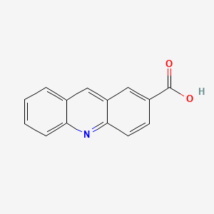 molecular formula C14H9NO2 B15289419 2-Acridinecarboxylic acid CAS No. 54328-73-3