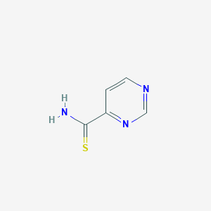 molecular formula C5H5N3S B1528942 Pyrimidine-4-carbothioamide CAS No. 88891-74-1