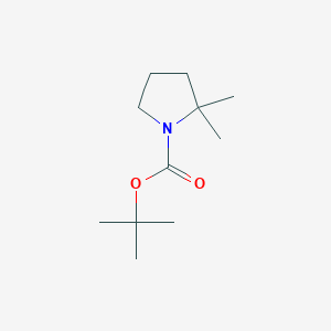 molecular formula C11H21NO2 B1528943 tert-Butyl 2,2-dimethylpyrrolidine-1-carboxylate CAS No. 869527-80-0