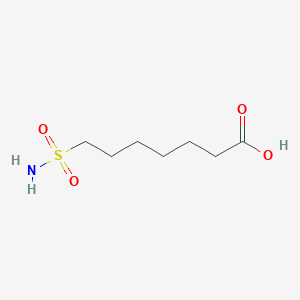 molecular formula C7H15NO4S B1528948 7-Sulfamoylheptanoic acid CAS No. 860315-16-8