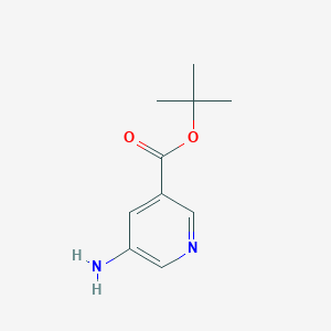 molecular formula C10H14N2O2 B1528950 Tert-butyl 5-aminopyridine-3-carboxylate CAS No. 1001755-36-7