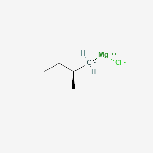 molecular formula C5H11ClMg B15289523 (S)-2-Methylbutylmagnesium chloride 