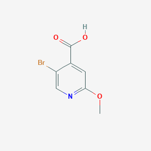 molecular formula C7H6BrNO3 B1528957 5-Bromo-2-methoxyisonicotinic acid CAS No. 886365-22-6