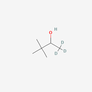 molecular formula C6H14O B15289596 3,3-Dimethyl-2-butanol-d3 