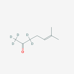 molecular formula C8H14O B15289634 6-Methyl-5-hepten-2-one-1,1,1,3,3-d5 