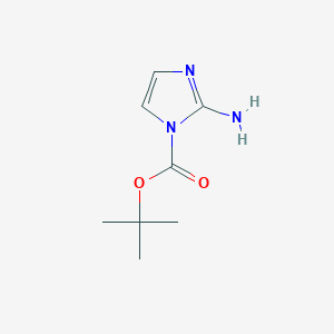 molecular formula C8H13N3O2 B1528965 2-Amino-1-Boc-imidazole CAS No. 929568-19-4