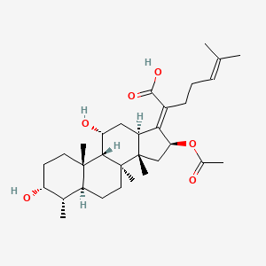 molecular formula C31H48O6 B15289681 Lumifusidic Acid 