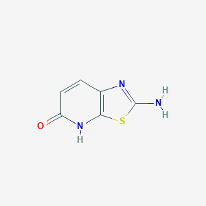 molecular formula C6H5N3OS B1528969 2-Amino-4H-thiazolo[5,4-b]pyridin-5-one CAS No. 31784-73-3