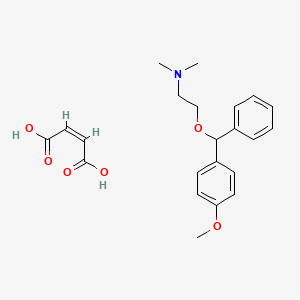 molecular formula C22H27NO6 B15289717 Medrylamine Maleate 