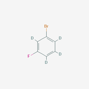 molecular formula C6H4BrF B15289720 m-Bromofluorobenzene-d4 