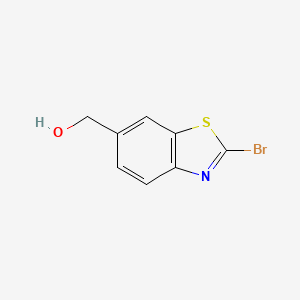 molecular formula C8H6BrNOS B1528976 (2-Bromobenzo[d]thiazol-6-yl)methanol CAS No. 214337-28-7