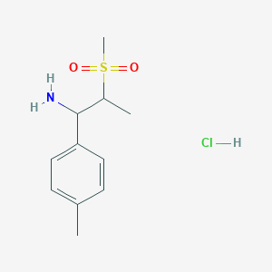 2-Methanesulfonyl-1-(4-methylphenyl)propan-1-amine hydrochloride